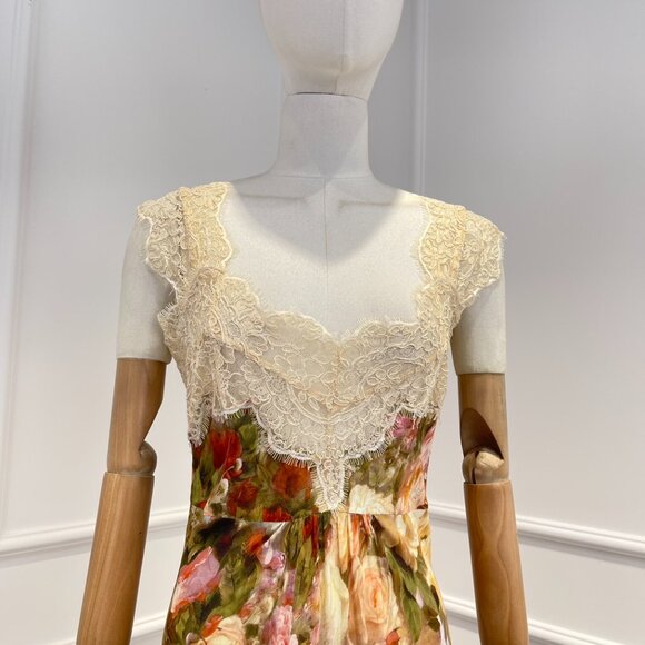 Zimmermann Lace Slip Dress Autumn Floral Print NWT US SIze 4 - Picture 7 of 10